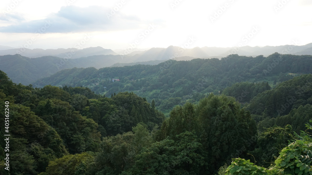 Fototapeta premium 山並み