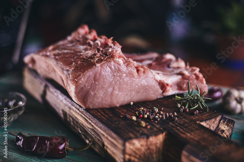 meat, beef, pork, ribs, steak, appetite, apron, background, barbecue, barbeque, bbq, beyond meat, black, board, bone, butcher, butchery, chop, cookery, cooking, culinary, cutlet, cutting board, raw, d
