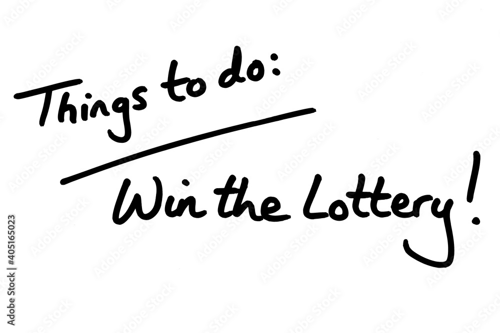 Things to Do - Win the Lottery Things to Do - Win the Lottery