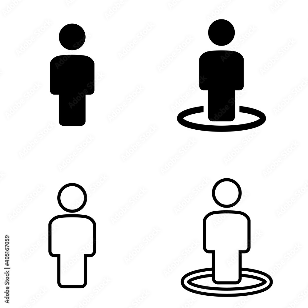 User icon vector set. people illustration sign collection. Man symbol. User icon vector set. people illustration sign collection. Man symbol.