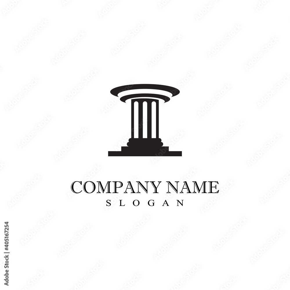 Column Logo Template vector symbol nature