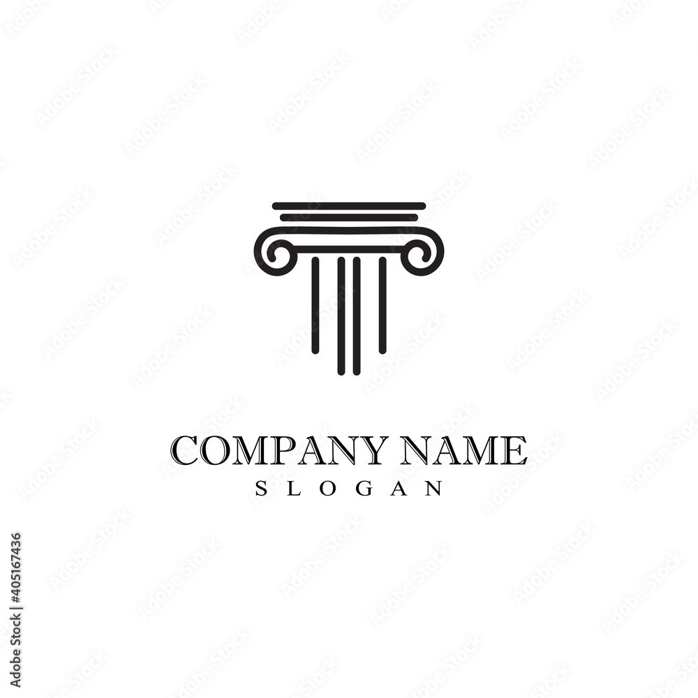 Column Logo Template vector symbol nature Column Logo Template vector symbol nature