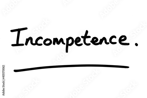 Incompetence photo