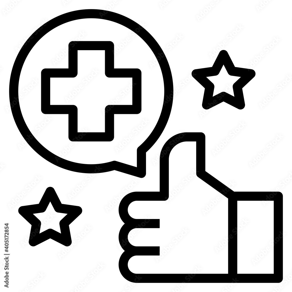 Obraz premium Rating icon for web element , webpage, application, card, printing, social media, posts etc.