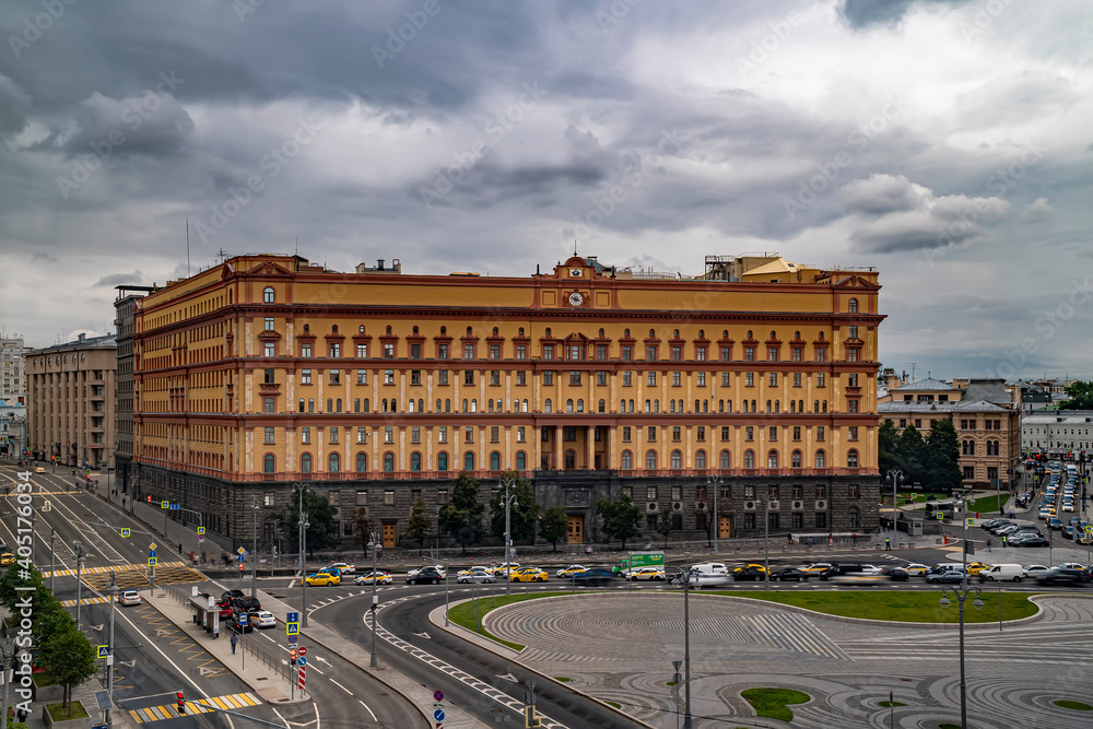 Moscow, Lubyanka square , the FSB building