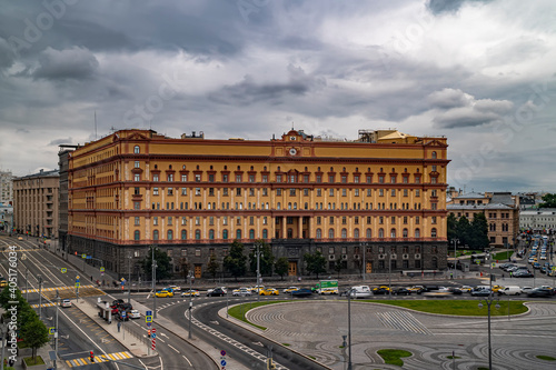Moscow, Lubyanka square , the FSB building