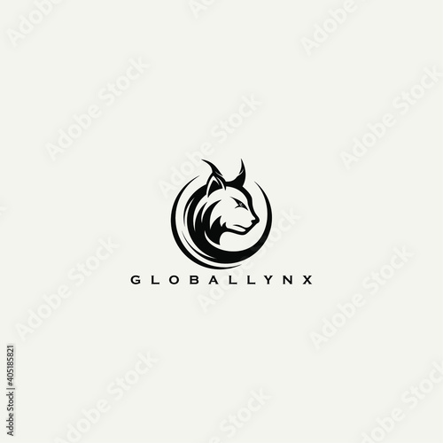 
vector graphics of lynx logo.