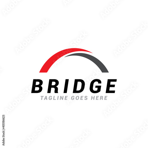 Bridge logo icon vector template.
