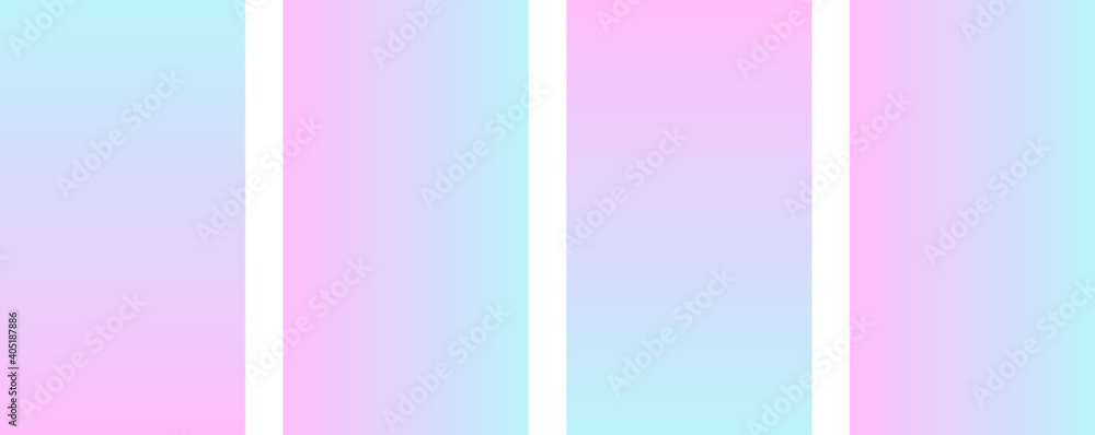 Pastel colours vector gradient background for your instagram stories.  Beautiful bright wallpaper set. Trendy colourful stories gradient template.  Stock Vector | Adobe Stock