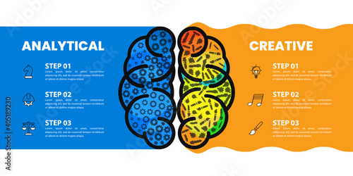 Infographic design template. Creative concept with 3 steps