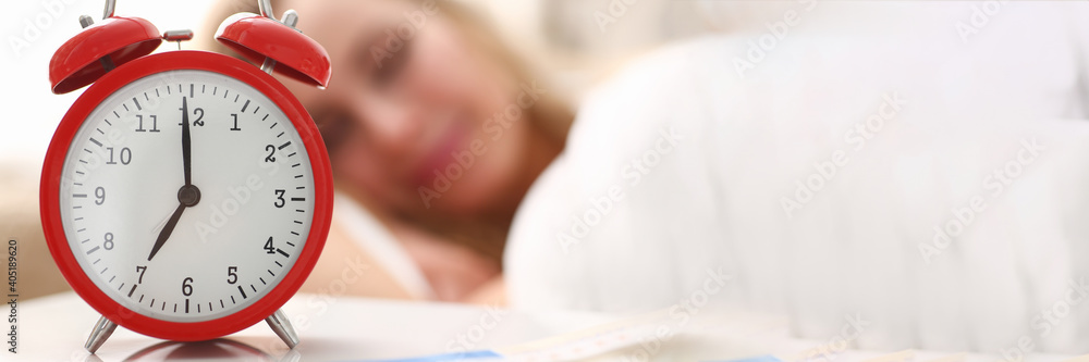 Silhouette of tender woman that lying under the blanket and enjoying her sleep at home - obrazy, fototapety, plakaty 