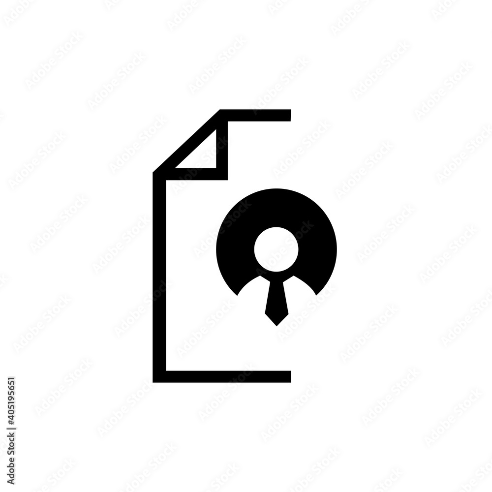 Job Location Logo, Businessman. Vector illustration. Job Location Logo, Businessman. Vector illustration.