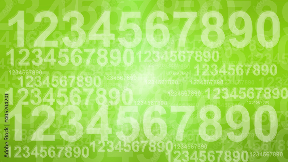 Fototapeta premium Number Text pattern texture background wallpaper