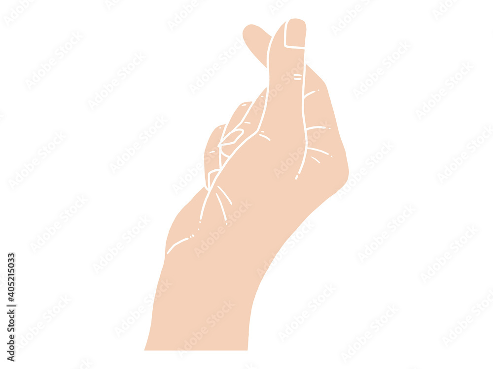 Vector hand drawn illustration for Valentines Day. Hands in heart shape. Sign of love isolated on white background. Vector hand drawn illustration for Valentines Day. Hands in heart shape. Sign of love isolated on white background.