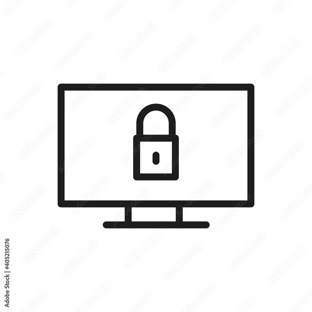Lock Outline Vector Icon. Modern Style, Premium Quality. Lock Outline Vector Icon. Modern Style, Premium Quality.
