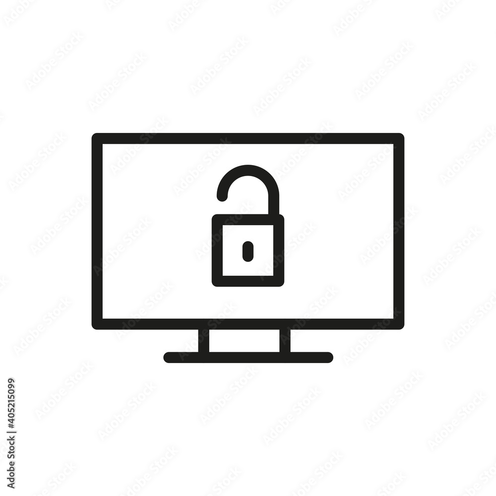 Lock Outline Vector Icon. Modern Style, Premium Quality. Lock Outline Vector Icon. Modern Style, Premium Quality.