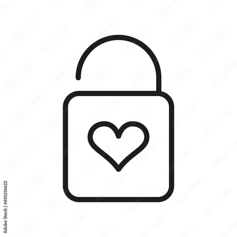 Lock Outline Vector Icon. Modern Style, Premium Quality. Lock Outline Vector Icon. Modern Style, Premium Quality.