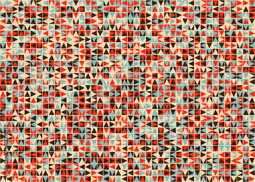 Abstract Geometric Pattern generative computational art illustration