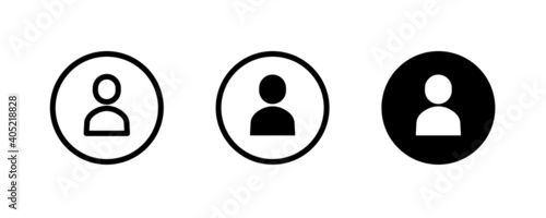 User name Icon Set Men, Women id icon business icons isolated on white, Admin, people icons