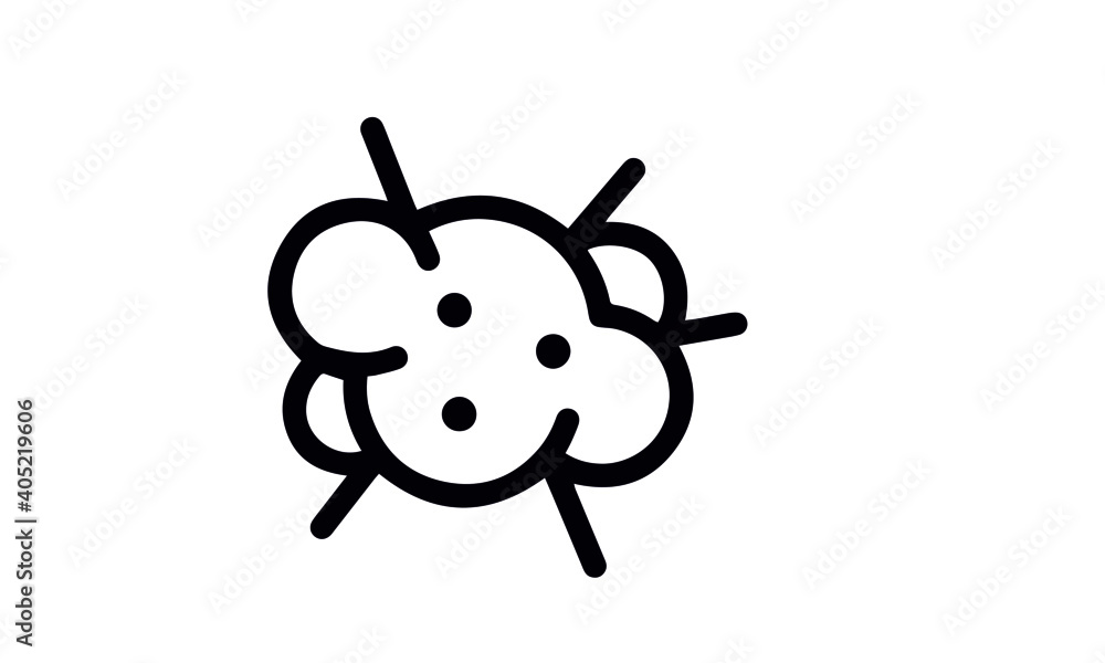 Fototapeta premium Warning and Hazard Icon vector design 