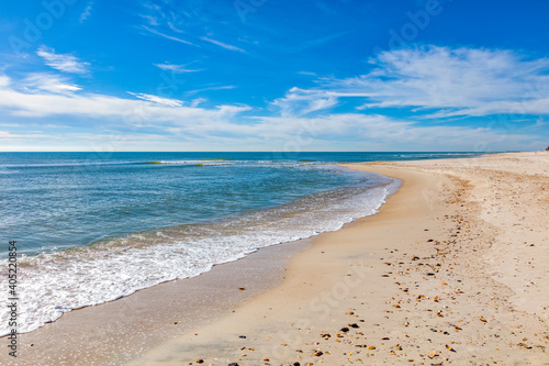 Gulf of Mexico beach on St George Island in the panhandle or Forgotten Coast area of Florida in the United States