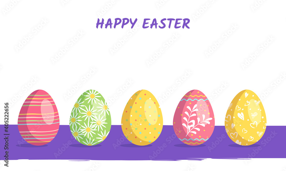 Happy Easter eggs