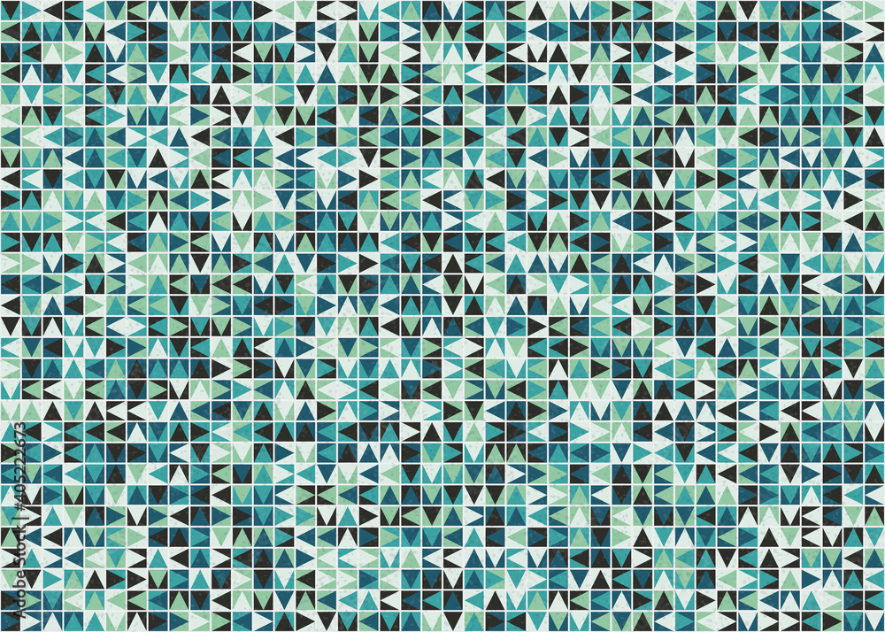 Fototapeta premium Abstract Geometric Pattern generative computational art illustration