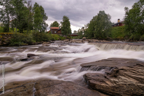 Rapids in the Ljusnan photo