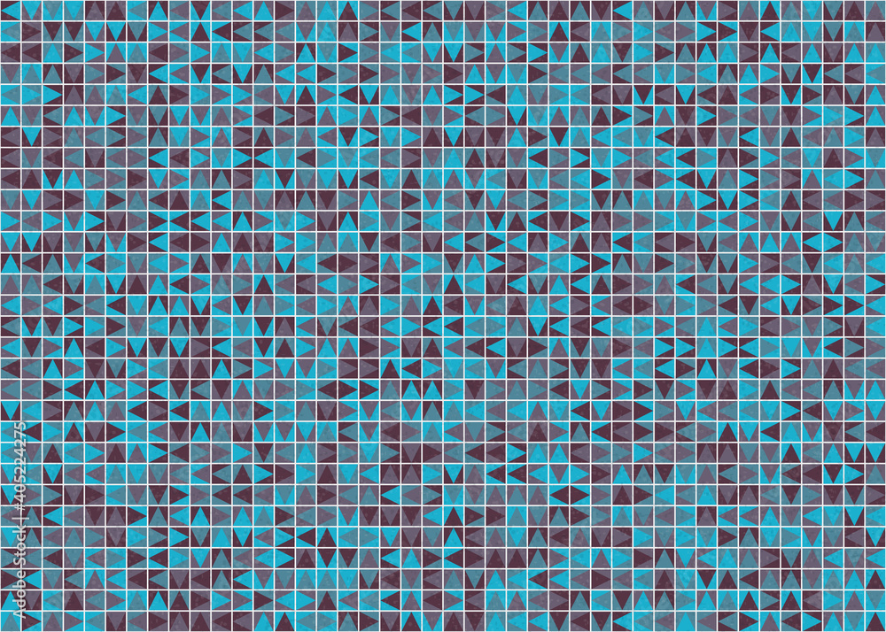 Fototapeta premium Abstract Geometric Pattern generative computational art illustration