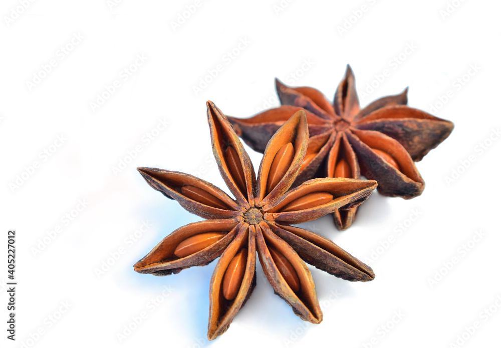 star anise isolated on a white background
star anise isolated on a white background
