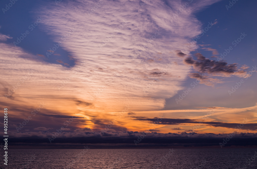 Obraz premium Sunset at the sea