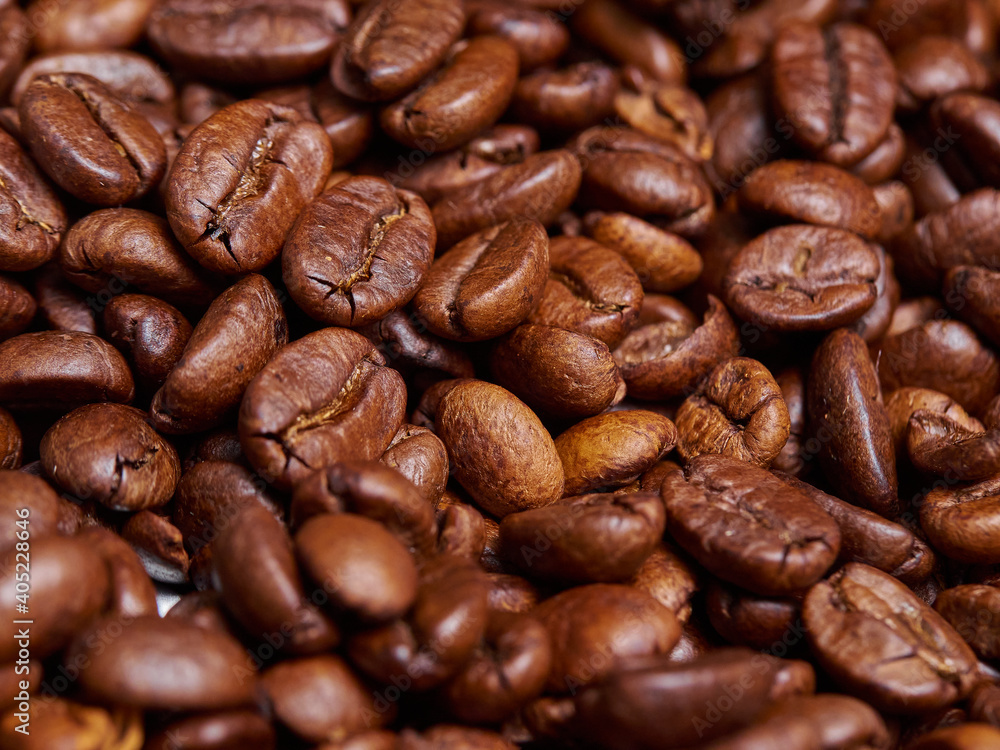 Coffe beans macro Coffe beans macro