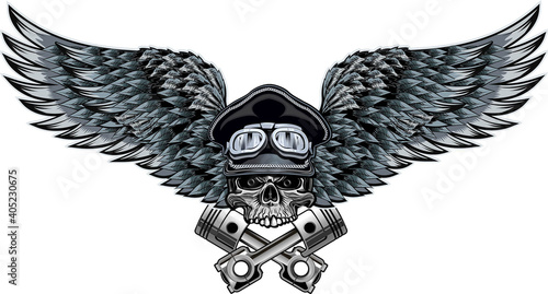 vintage motorcycle label