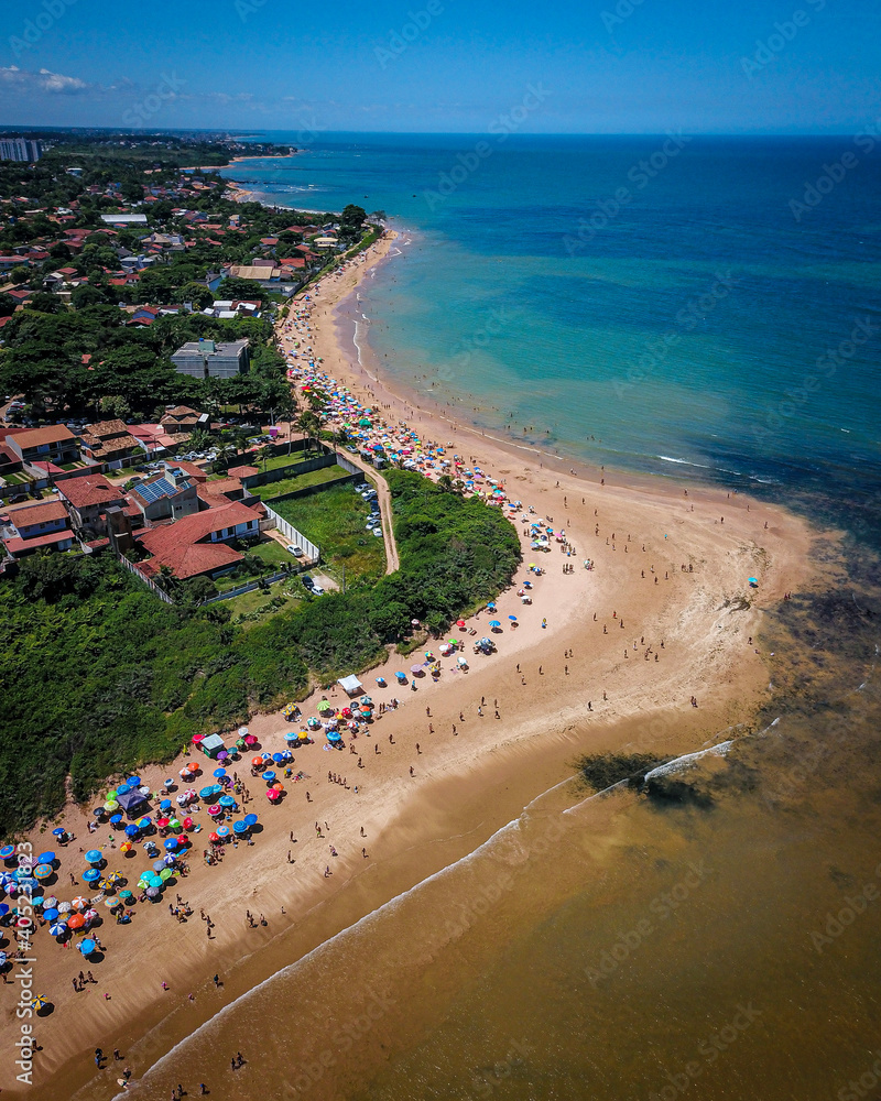 Fototapeta premium view of the beach