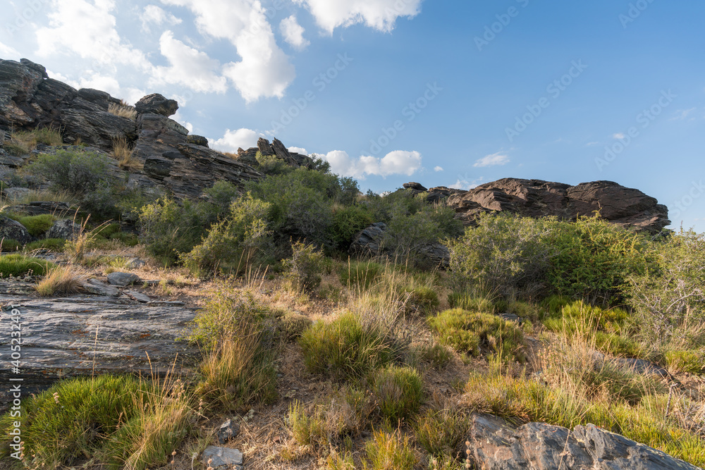 rock formation in Sierra Nevada,