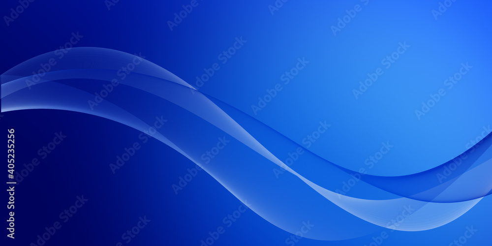 Fototapeta premium Abstract Simple Modern Waving Background