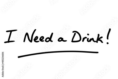 Bilde på lerret I Need a Drink!