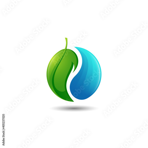 Nature Harmony Logo Template