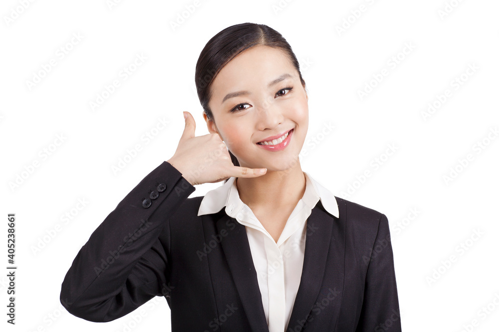 Portrait of a happy young business woman Portrait of a happy young business woman
