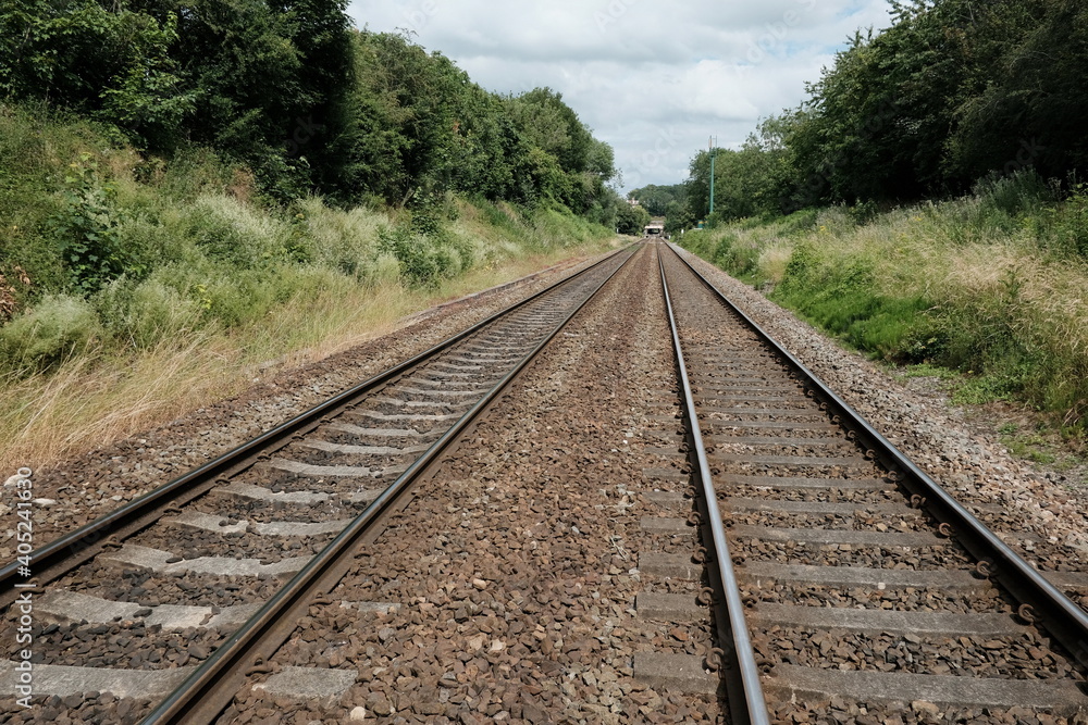 railway in the countryside