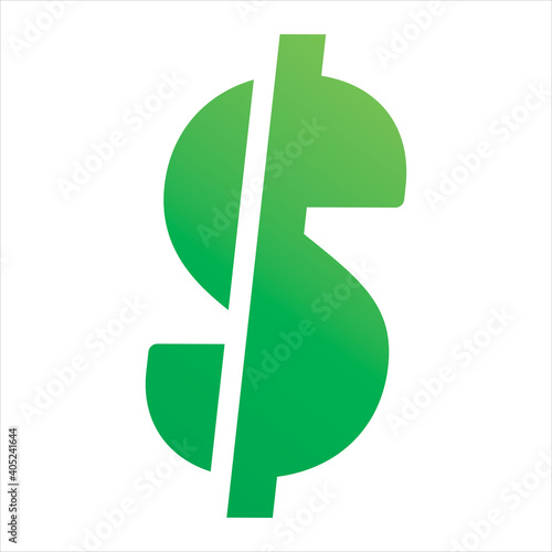 green dollar money logo design