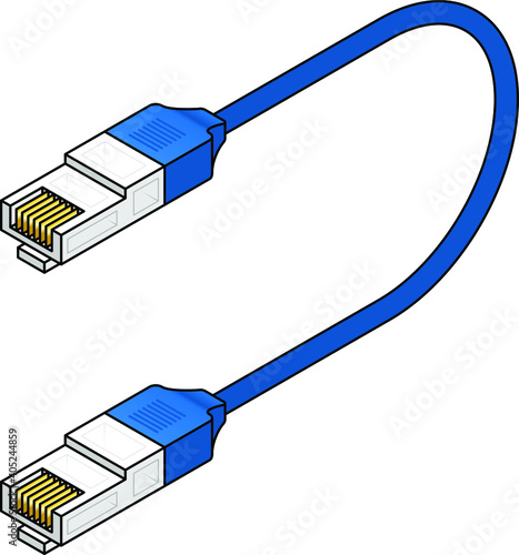 An ethernet network cable.