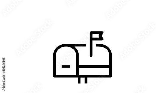 Mail Line Icon vector design 