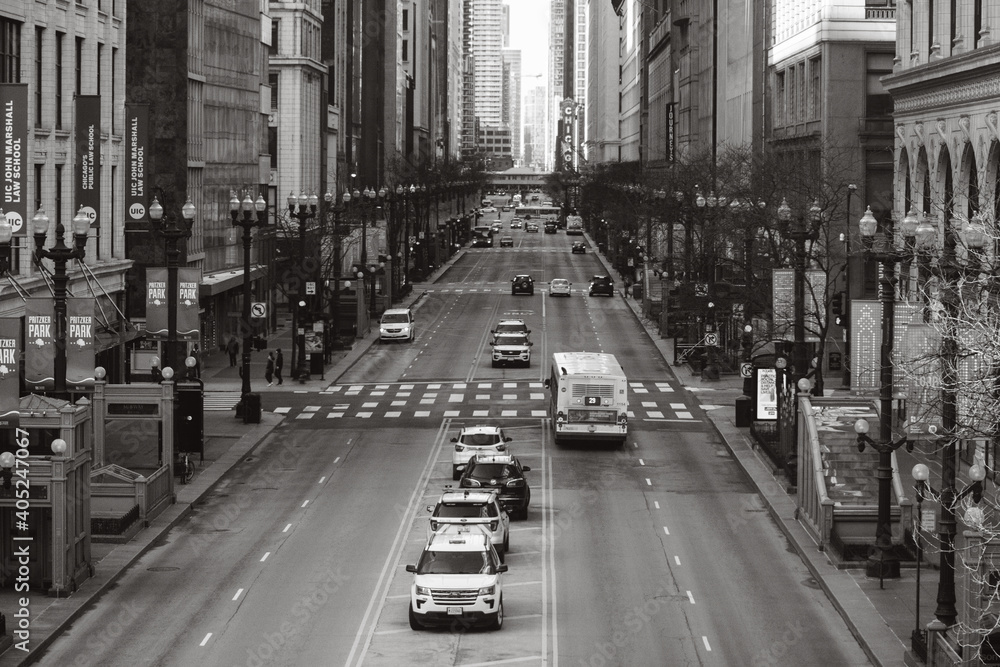 Naklejka premium cityscape chicago