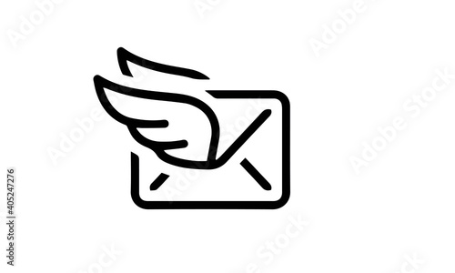 Mail Line Icon vector design 