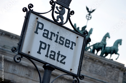Panneau Pariser Platz, Berlin