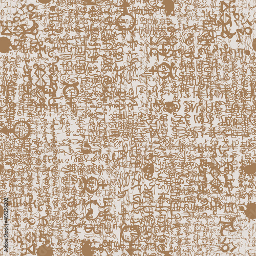 vector image of abstraction in the style of old blurry manuscript graphics Can be used as wallpaper or wrapping paper
