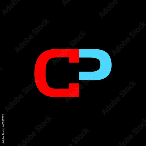 abstract and monogram letter logo design