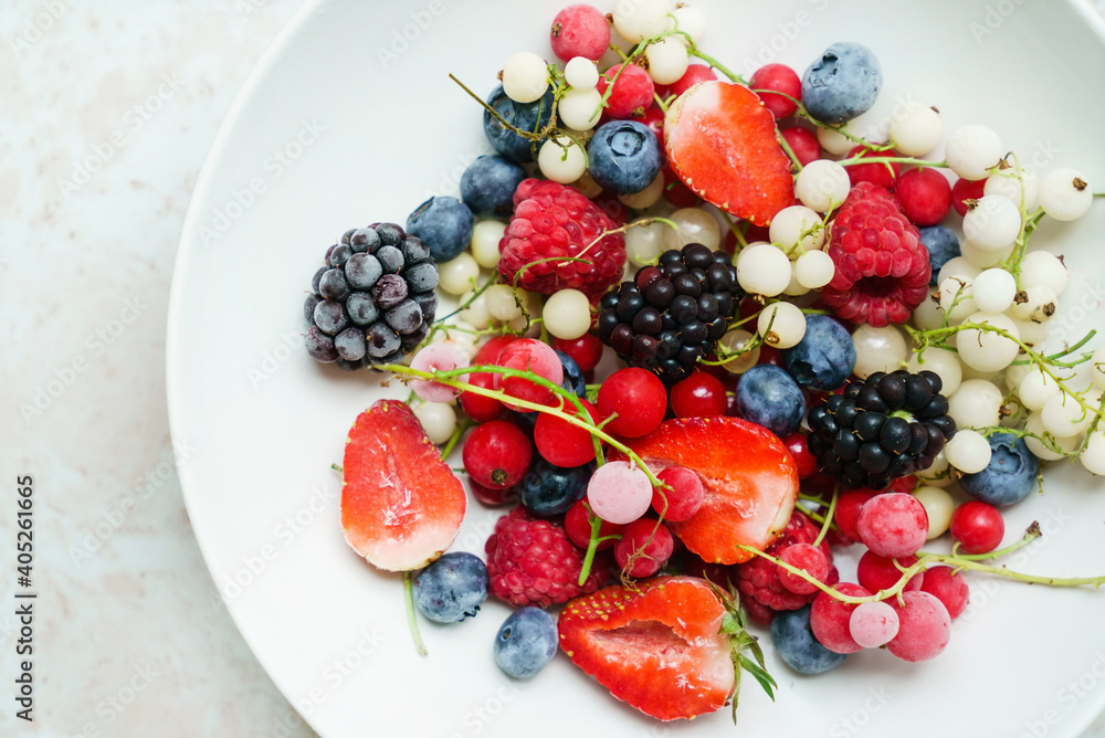 frozen berries frozen berries