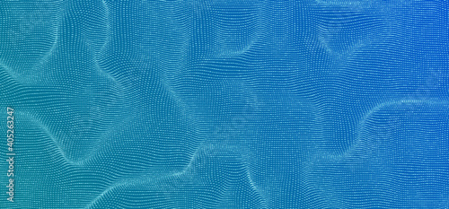Vector Background with Water Surface. Blue Waves Texture